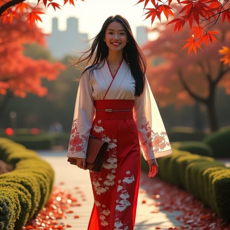 Flux_Dev_A_gorgeous_Japanese_woman_with_a_slim_figure_and_long_5