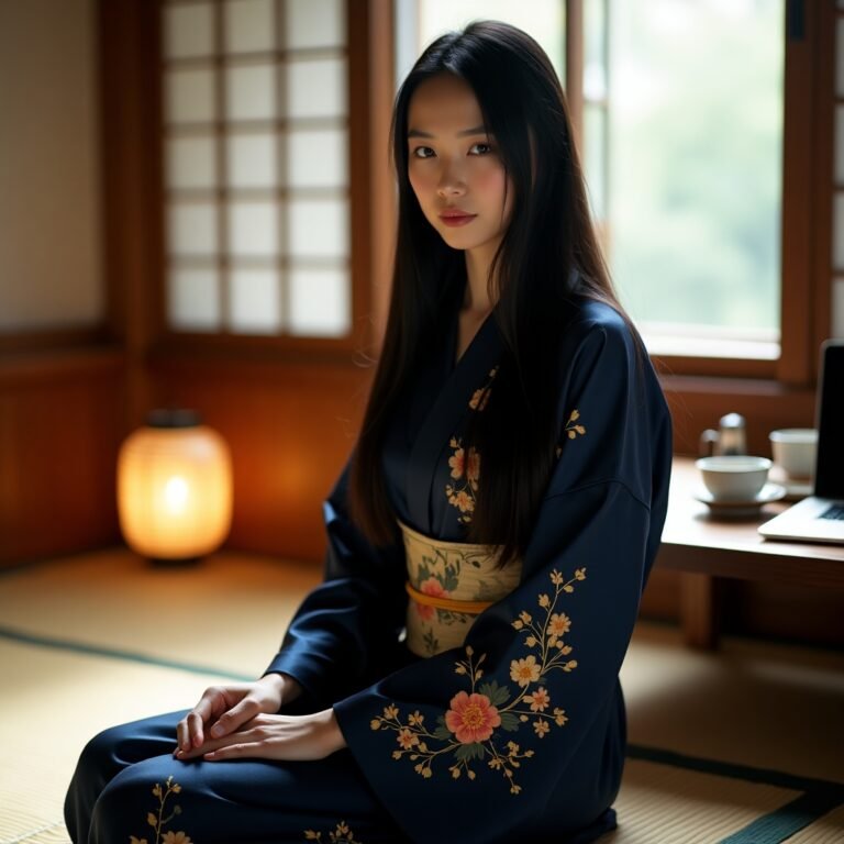 Flux_Dev_A_stunning_Japanese_woman_with_long_flowing_straight__4