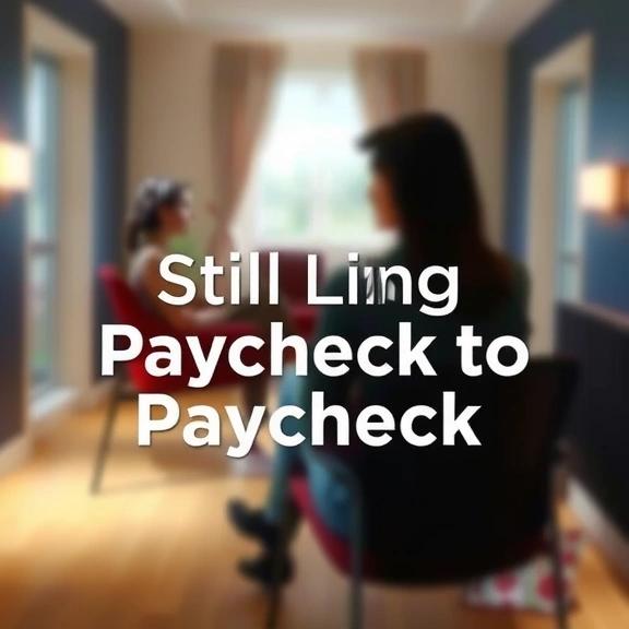 Conceitos visuais relacionados a Why You're Still Living Paycheck to Paycheck