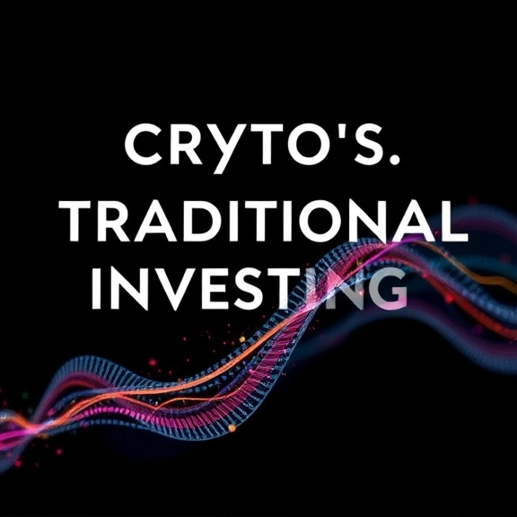 Conceitos visuais relacionados a Crypto vs Traditional Investing: Which Is Better?