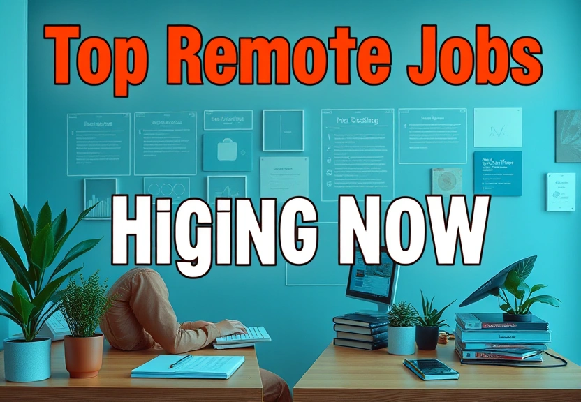Representação visual: Top Remote Jobs Hiring Right Now (No Degree Required)