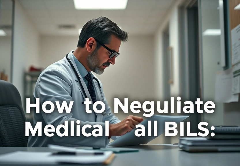 Representação visual: How to Negotiate Medical Bills in the US