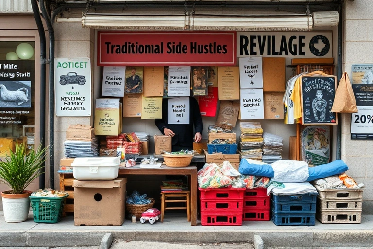 Conceitos visuais relacionados a Traditional Side Hustles Recession-Proofed